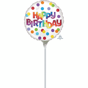 Birthday Balloon on Stick