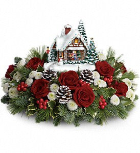 Thomas Kinkade's Meet Me Under The Mistletoe