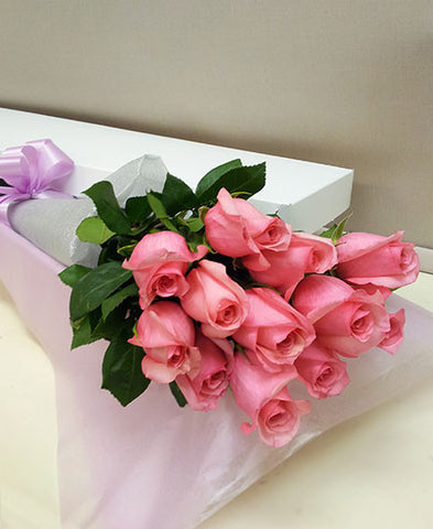 Premium Pink Rose Box